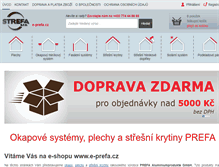 Tablet Screenshot of e-prefa.cz